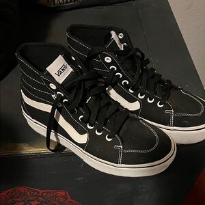 Vans Classic Black and White High-Tops
